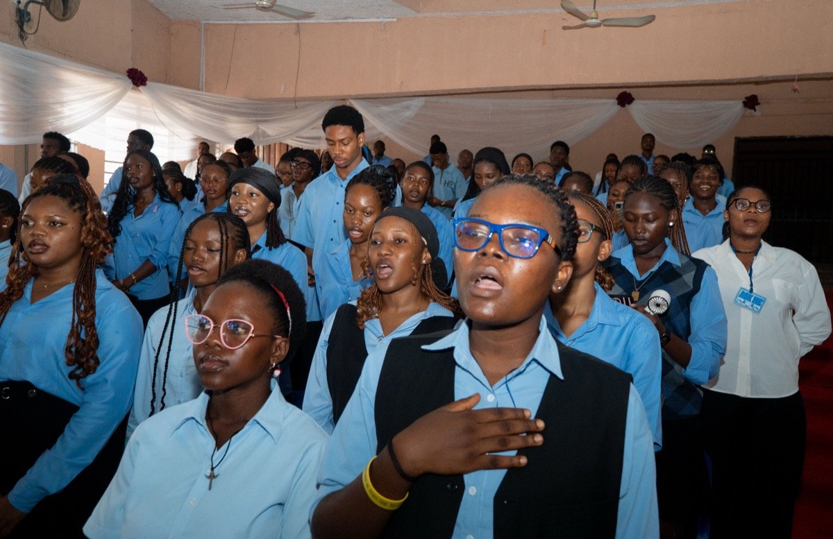Students gathered at the inaugural ceremony for the 2026/2027 academic session